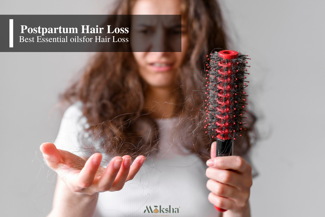 Essential oils for Postpartum Hair Loss I Support Healthy hair after B