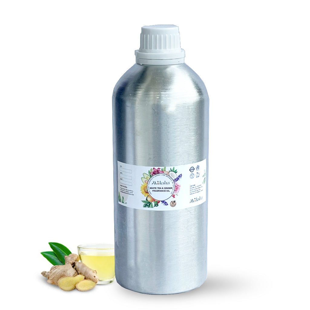 White Tea Ginger Fragrance Oil for Soaps, Candles, Diffuser